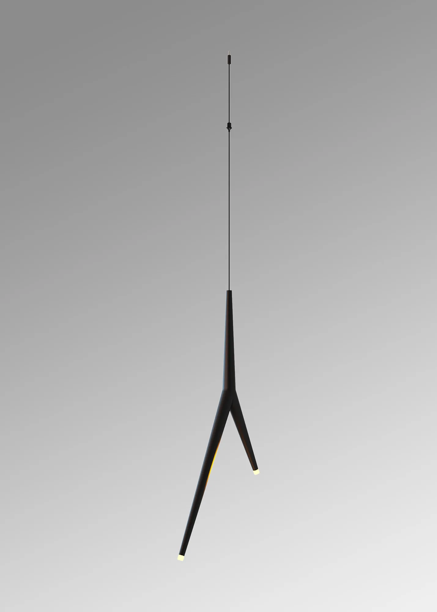 Modular Arrecife Black Ceiling Lights Mantra Single Pendant Module
